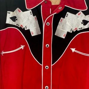 Vintage Mens cowboy shirt